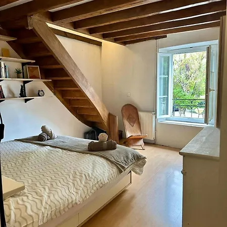 Maison Cosy Pour 2 A Crepy, Veranda Et Jardin Semesterbostad *
